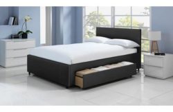 Hygena Beckett Small Double 2 Drawer Bed Frame - Black